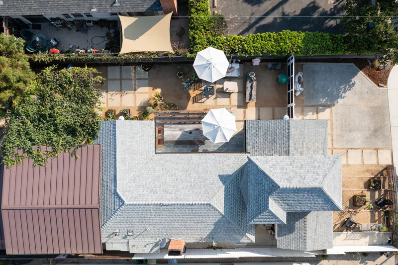 Aerial view — Bungalow, Laguna Beach real estate photography