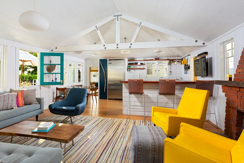 Living room — Bungalow, Laguna Beach real estate photography
