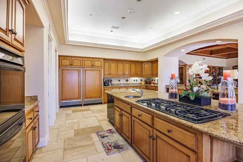 Kitchen with granite island — Laguna Niguel real estate photography