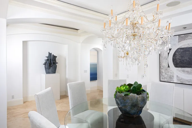 Dining room detail — Misty Sea Remodel, Laguna Niguel real estate photography