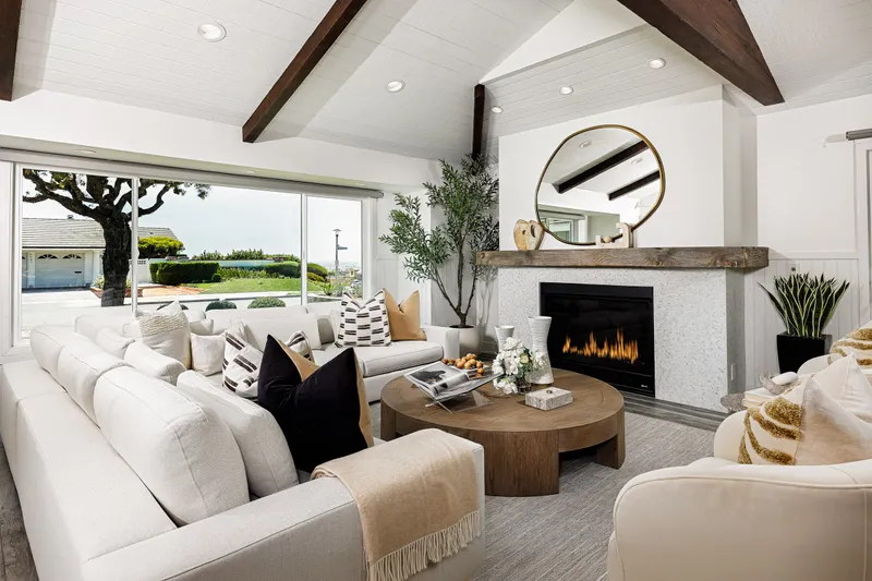 Living room — interior real estate photography, Orange County, CA