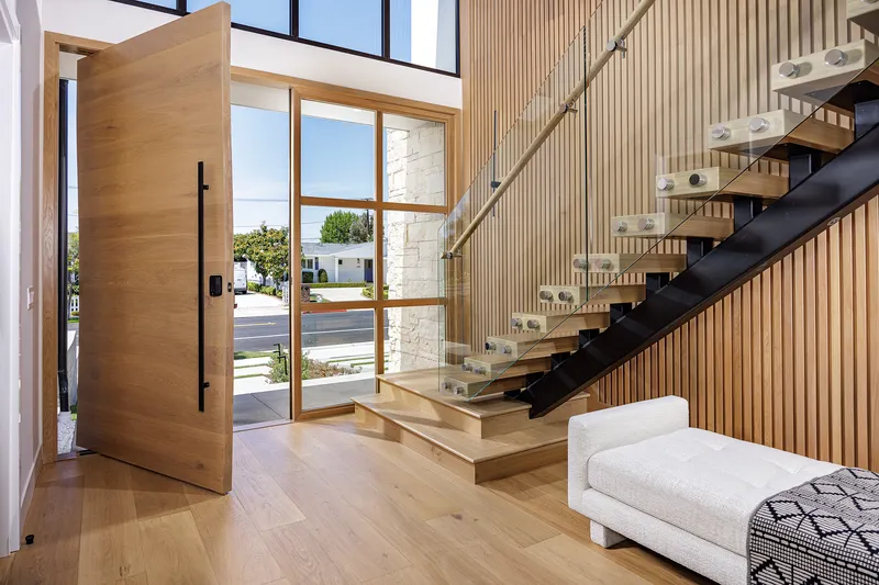 Entry staircase — Dover Shores, Newport Beach real estate photography