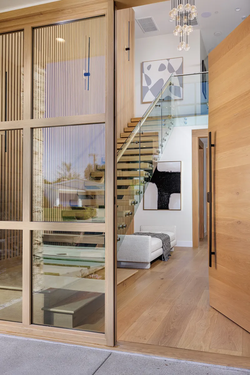 Staircase detail — Dover Shores, Newport Beach real estate photography