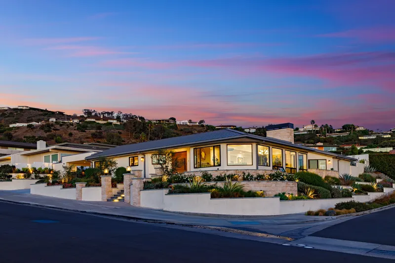 Sunset Front Dana Point — twilight real estate photography, Dana Point, Orange County, CA