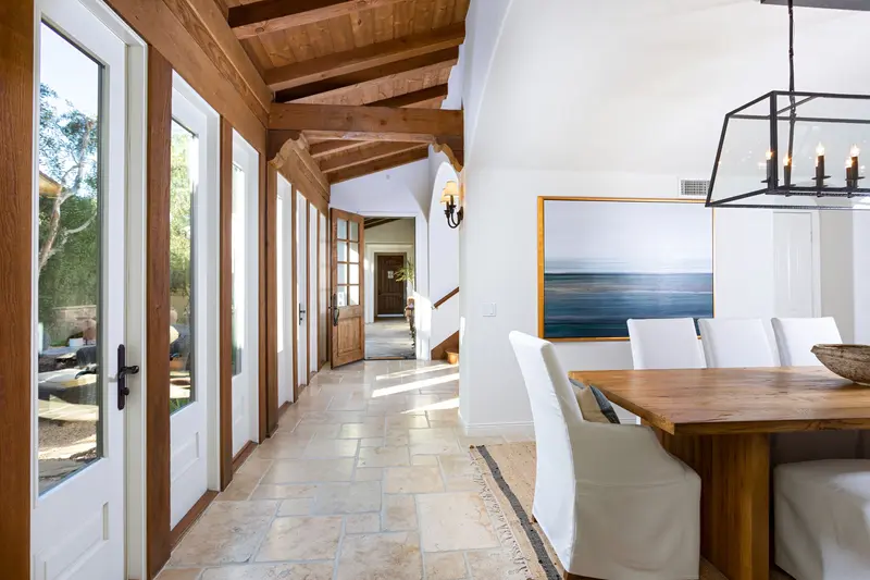 Entry hallway leading to the dining room — San Clemente real estate photography