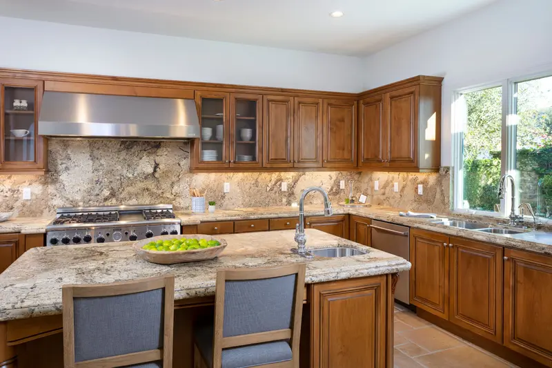 Kitchen with granite island — San Clemente real estate photography